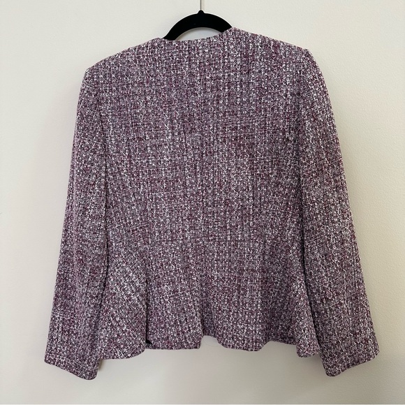DKNY Tweed Blazer Pink Purple | SZ 8 - Picture 2 of 9